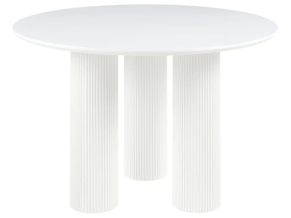 Dining Table TULEMALU White 120 cm 120 cm