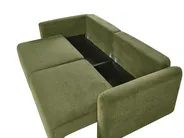 Bäddsoffa 3-sits VAXHOLM med förvaring Grön_1026821