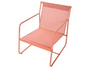 Garden Sofa Set 4 Seater FORMELLO with Tables Metal Coral_1079577