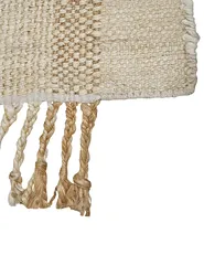 Rug YELMEZ Beige 80 x 150 cm Jute_847653