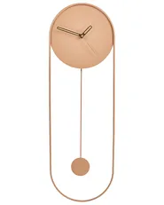 Wall Clock SALVAN 20 cm Metal Peach Pink_941083