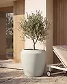 Blomkruka MYCENA 56 cm Off-White