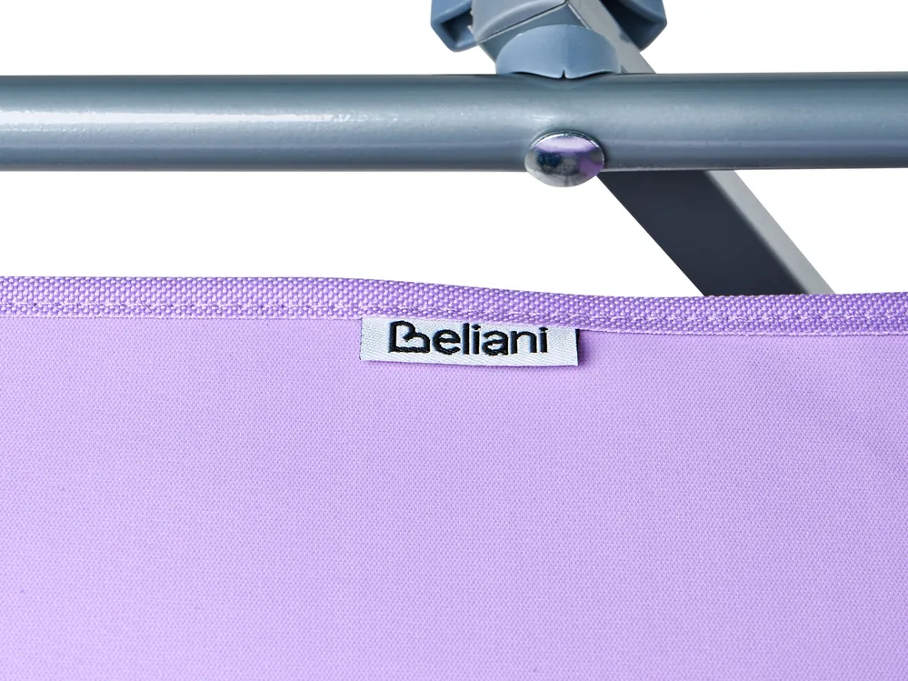 Sun Lounger FOLIGNO Reclining Metal Violet_995236