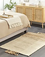 Matto HAMZALAR Beige 80 x 150 cm Juutti_1179740