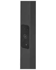 LED Floor Lamp ORION with Motion Sensor Metal Black_868765