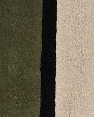 Rug SAKARO Dark Green ø 160 cm Wool_1131813