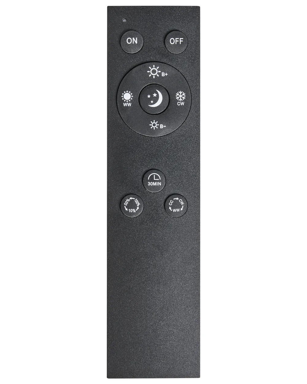 LED Ceiling Lamp CLARELLA with Remote with Dimmer Black_1117068