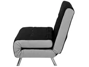 Single Sofa Bed FARRIS Fabric Black_733221