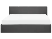 Ottoman Bed ORBEY Fabric Grey 180 x 200 cm (EU Super King)_728248