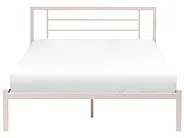Sänky Metalli CUSSET 140 x 200 cm Vaaleanbeige_1162073