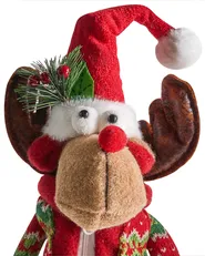 Joulukoristesetti 2 kpl GEITSJOEN 55/58 cm Poro Monivärinen_1023103
