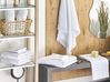 Set of 9 Towels ATIU Terry Cotton White