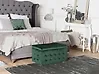 Storage Ottoman MICHIGAN Velvet Dark Green