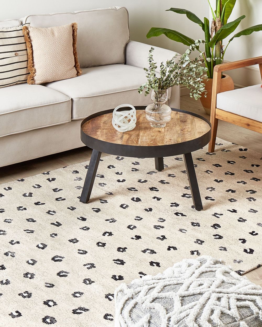 Teppe AFIS Beige 160 x 230 cm Bomull