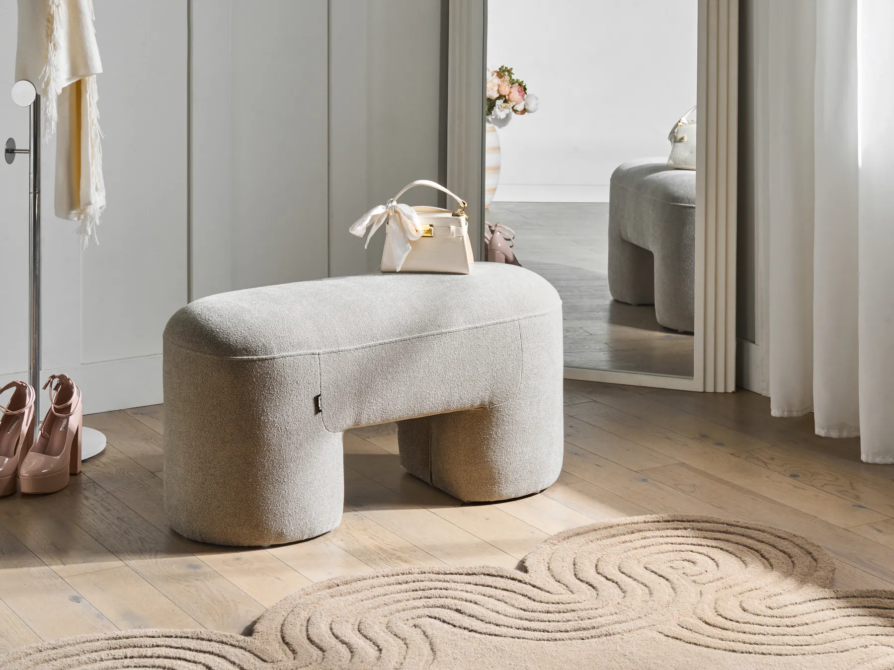 Penkki DECORAH Buklee Vaaleanbeige_1046817