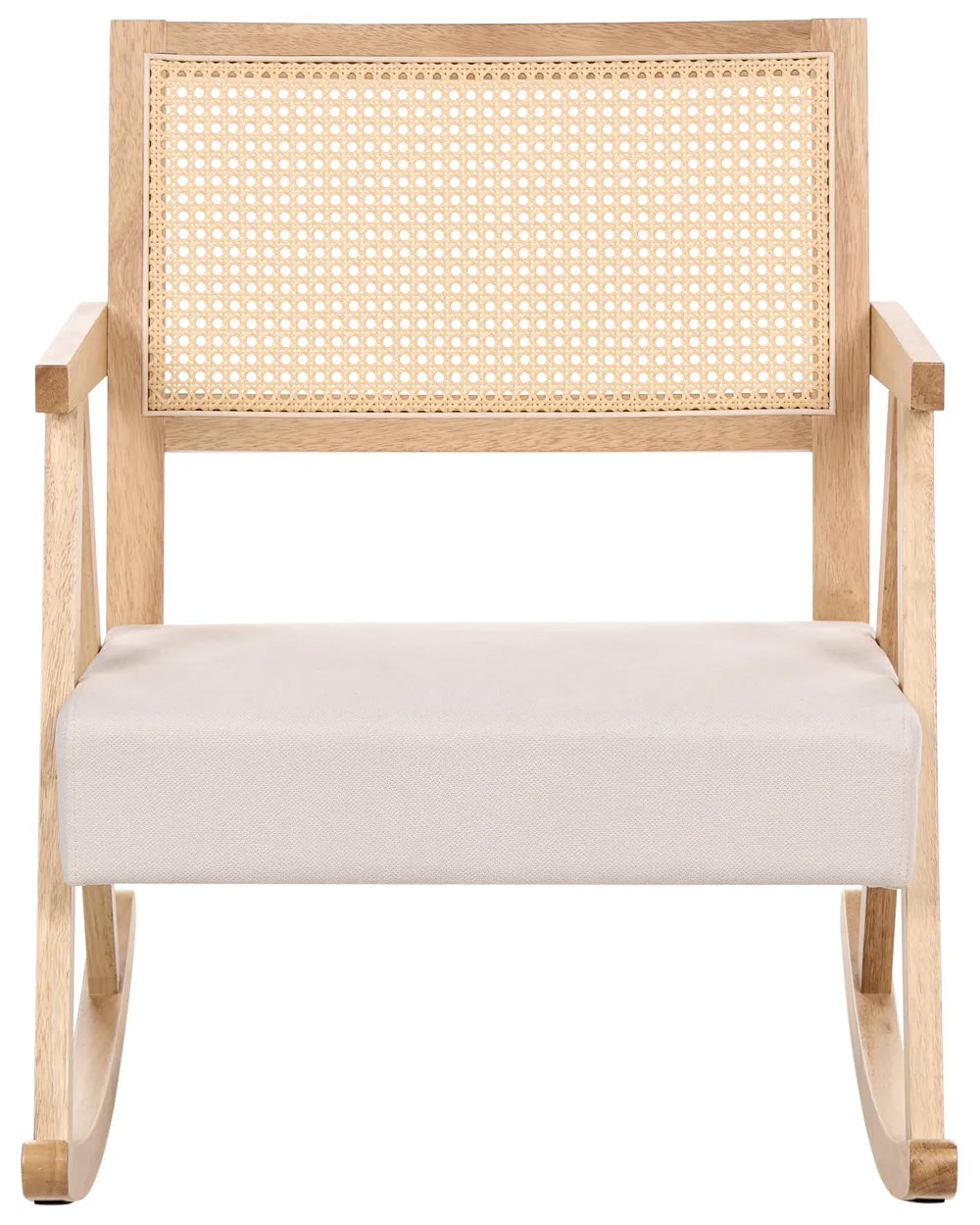 Rocking Chair RYA Wood Light Brown/ Light Beige_1070555