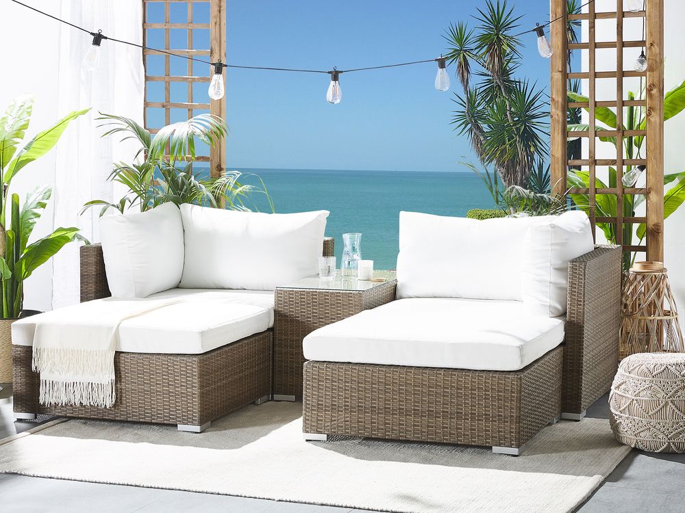 Outdoor Cushion Cover Set NOTO Off-White