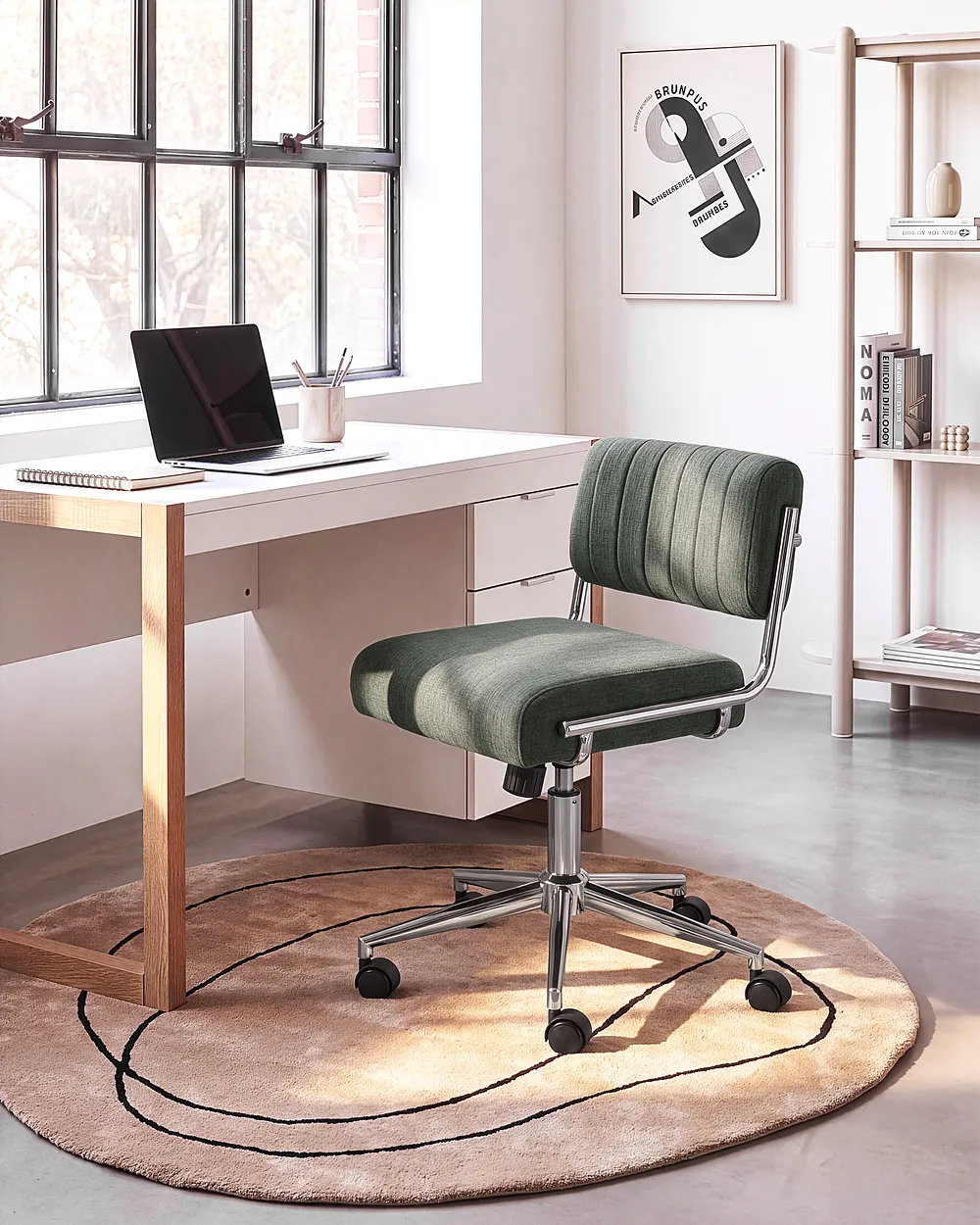 Desk Chair ARLOFT Olive Green