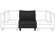 Sittmodul FEVIK Svart_1188168