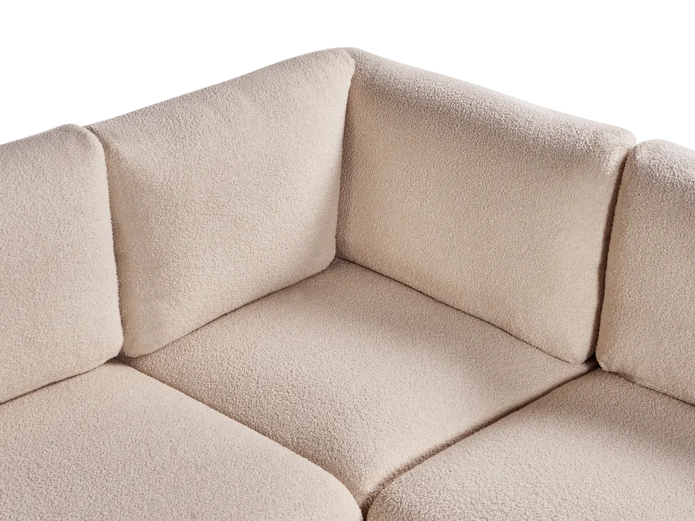 Moduulikulmasohva 5-istuttava MESNALI Beige Vasen_1046647