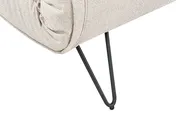 Single Sofa Bed VESTFOLD Fabric Light Beige_930331