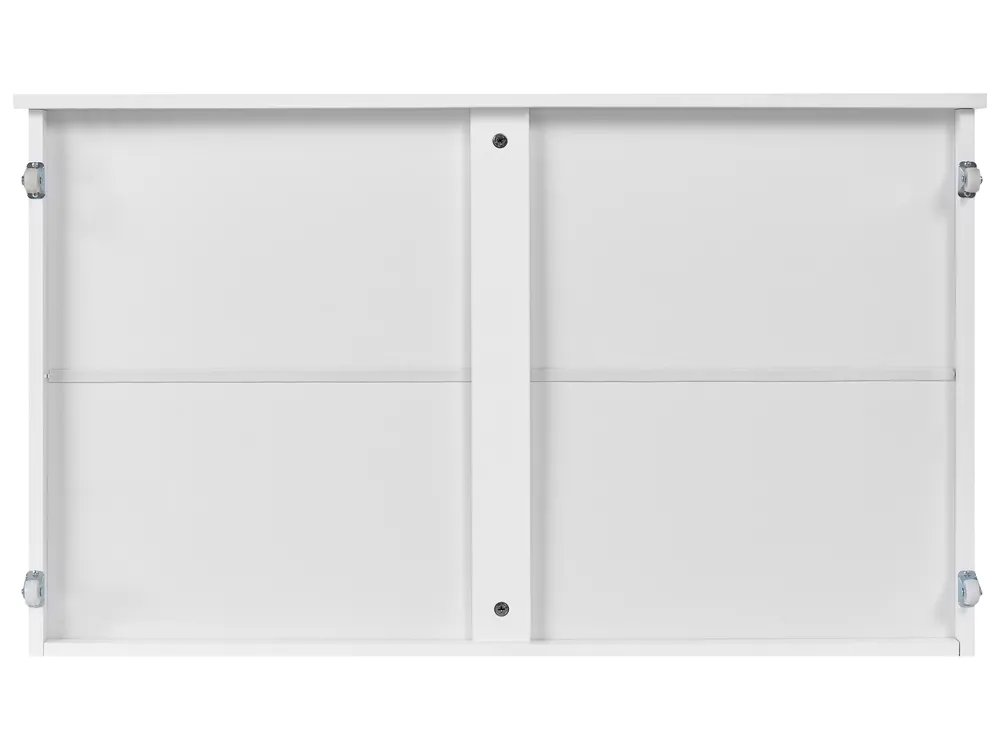Bunk Bed with Drawers ALBON Pine Wood White 90 x 200 cm (EU Single)_797257
