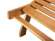 Sun Lounger JAVA Reclining Acacia Wood Light Brown_763180