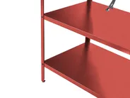 Outdoor Kitchen Island with Sink VILAMA Red Metal_1052182