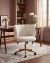 Desk Chair PELORA Boucle White