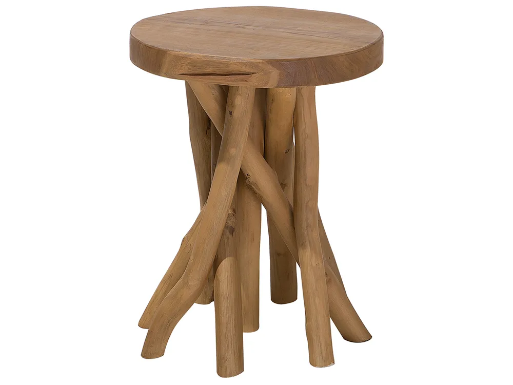 Side Table MERRITT Teak Wood Brown