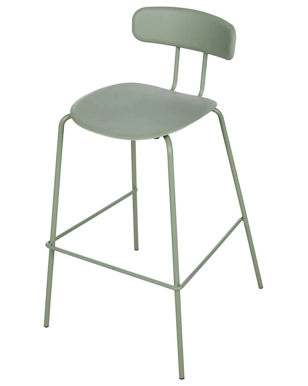 Set of 2 Bar Chairs SIBLEY Light Green_902797