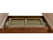 Garden Dining Set 6 Seater AMANTEA PREMIUM Acacia Wood Blue_1070875