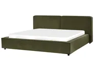 Bed Boucle LINARDS 180 x 200 cm (EU Super King) Dark Green_933722