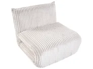Single Sofa Bed LYSEKIL Corduroy Off-White_1043262