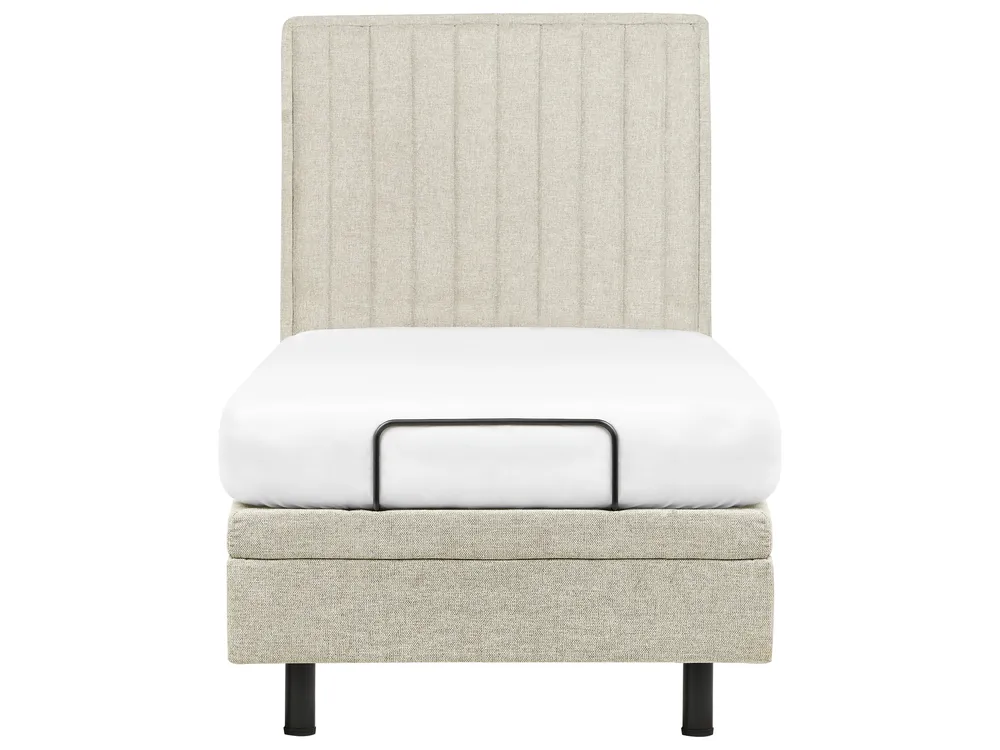 Justerbar säng  DUKE II 90 x 200 cm Beige_989011