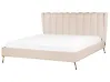 Sänky Sametti MIRIBEL 180 x 200 cm Beige