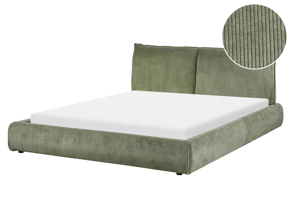 Corduroy Bed Green VINAY Various Sizes