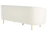 Living Room Set 6 Seater LOEN Boucle White_831507