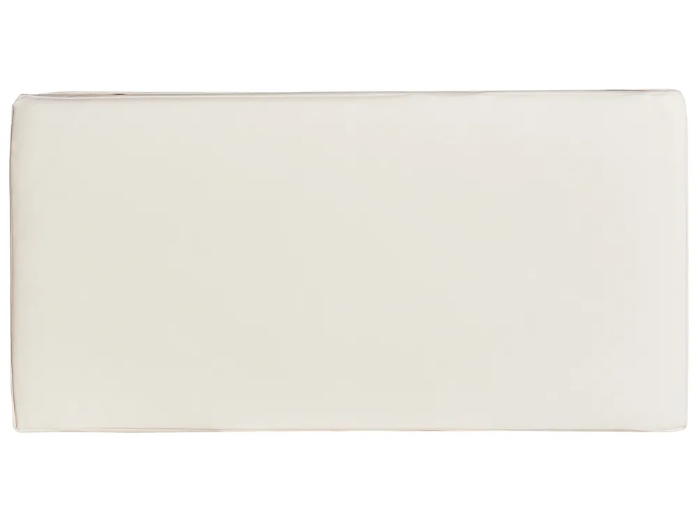 Trädgårdssoffgrupp med bord 3-sits GIAVENO Akaciaträ Off-White_958697