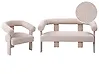 Soffgrupp ILBRO Bouclé Ljusbeige