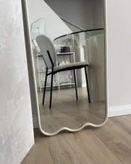 Wall Mirror BUSSY 45 cm 145 cm Metal Off-White_992552