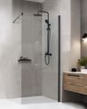 Shower Screen AHAUS 900 x 1900 mm Black