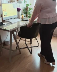 Työtuoli PARAMUS Keinonahka Beige_1169173
