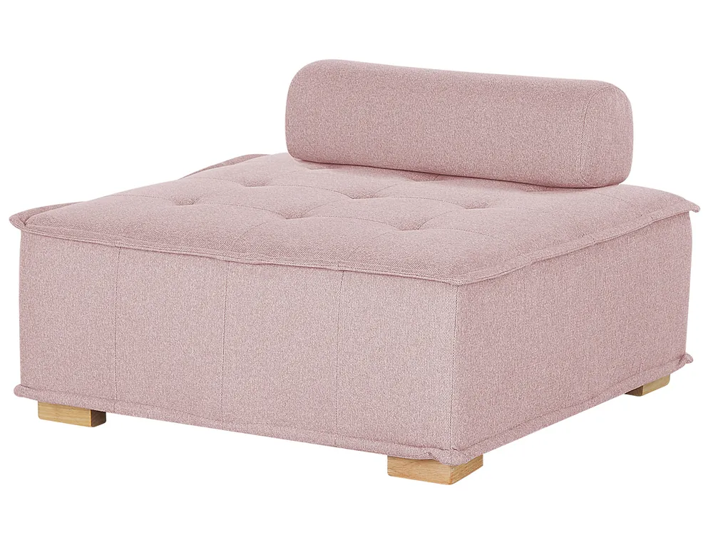 Modular Corner Sofa 4 Seater TIBRO Fabric Pink Right Hand_825637