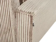 Corner Sofa Bed 3 Seater ABACKA with Storage Corduroy Light Brown Right Hand_960028