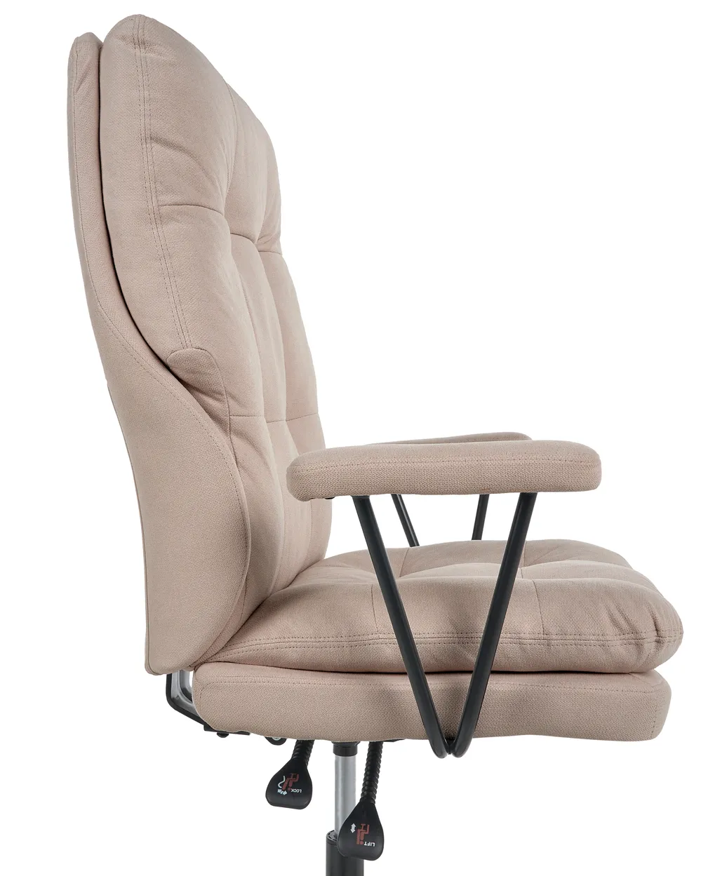 Office Chair MELOCUSH Fabric Brown_1085335