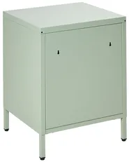 2 Drawer Bedside Table KYLEA Metal Mint Green_1053248