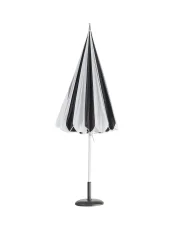 Market Parasol 245 cm MINOA Black/ White_932178