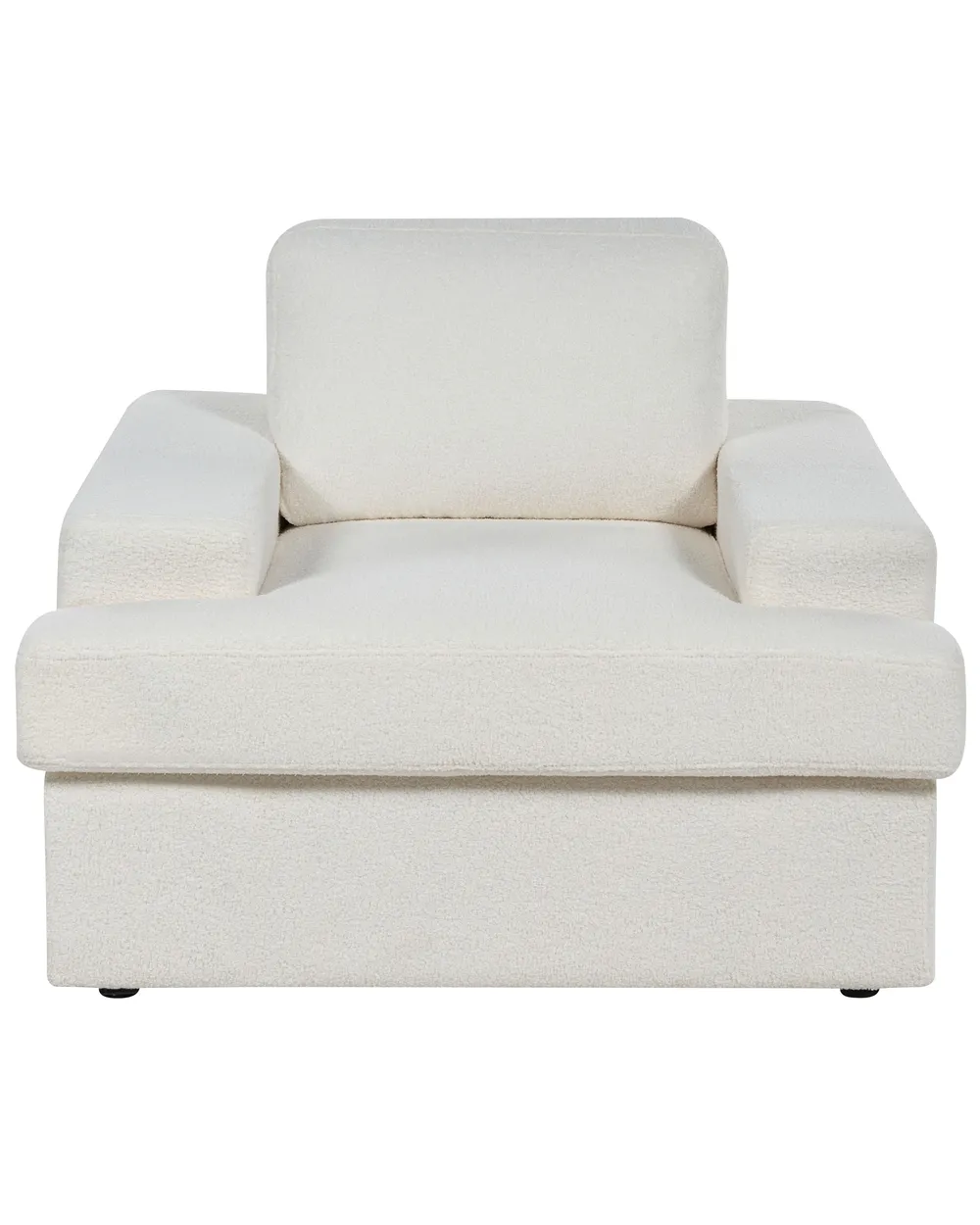 Set of 2 Armchairs ALLA Boucle Off-White_894003