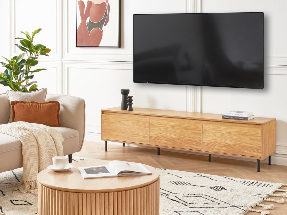 TV-benk NIKEA Lysebrun